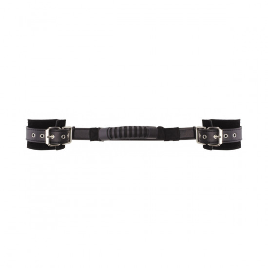 Ouch! Adjustable Leren Handboeien Zwart