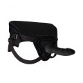 Ouch! Deluxe Silicone Strap-On Zwart