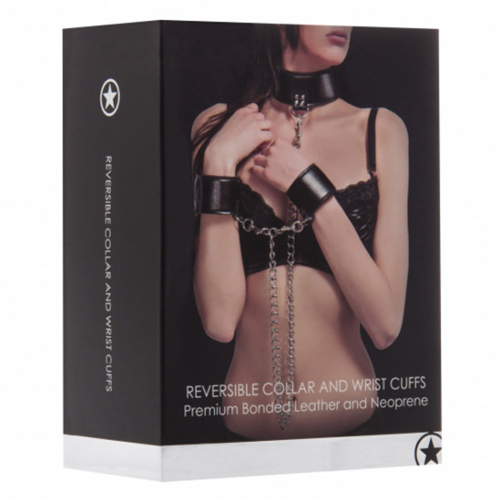 Ouch! Reversible Hals en Handboeien Roze