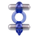Spice It Up! Dubbele Vibrerende Cockring Blauw