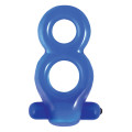 Renegade Vibrating Men's Cockring Blauw
