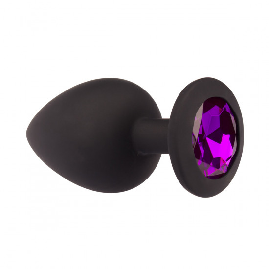 Plug It Strass Buttplug Set Zwart