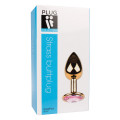Plug It Strass Buttplug Small Goud/Roze