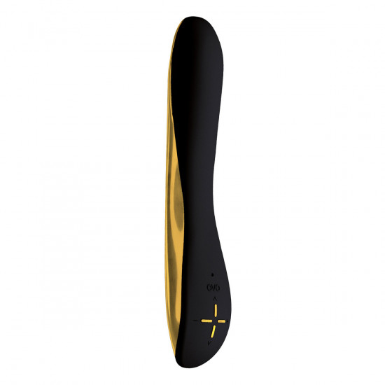 Ovo E4 Dual Sensation Vibrator Zwart/Goud