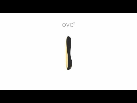 Ovo E4 Dual Sensation Vibrator Zwart/Goud