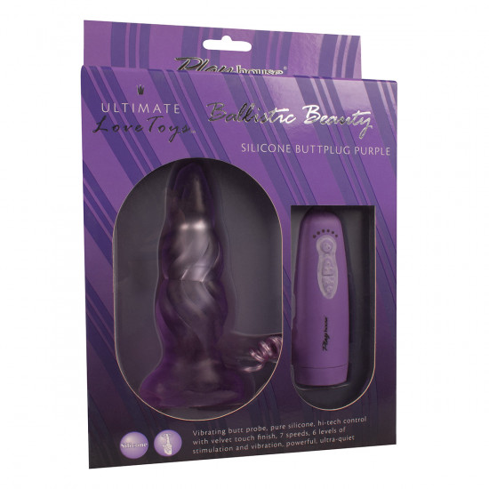 Ballistic Beauty Silicone Vibrator Paars