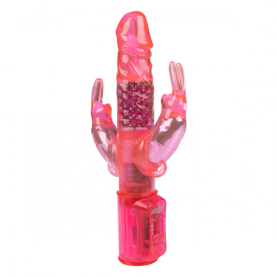 Double Pleasure Rabbit Vibrator Roze