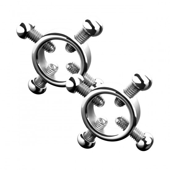 Metal Worx Adjustable Tepel Klemmen Zilver