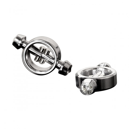 Metal Worx Magnetische Tepel Klemmen Zilver