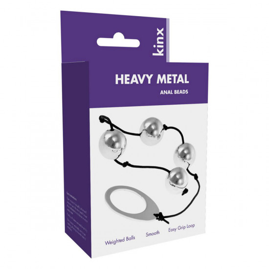 Kinx Heavy Metal Anaal Kralen Zilver