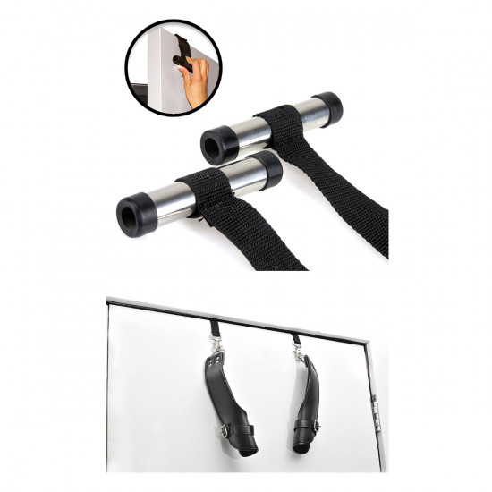 Deluxe Deur Handboeien Zwart