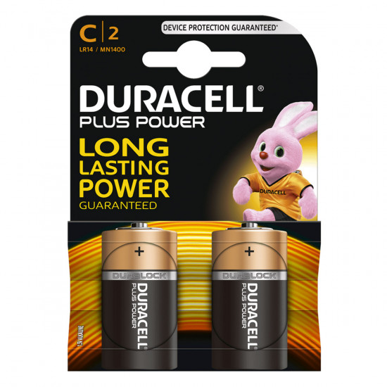 Duracell Batterijen C, 2 stuks