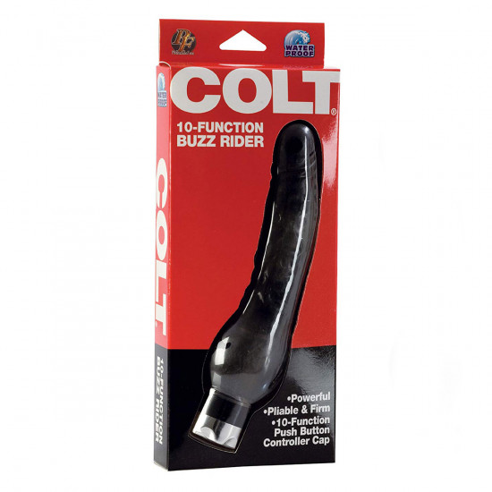 Colt 10-Function Buzz Rider Vibrator Zwart