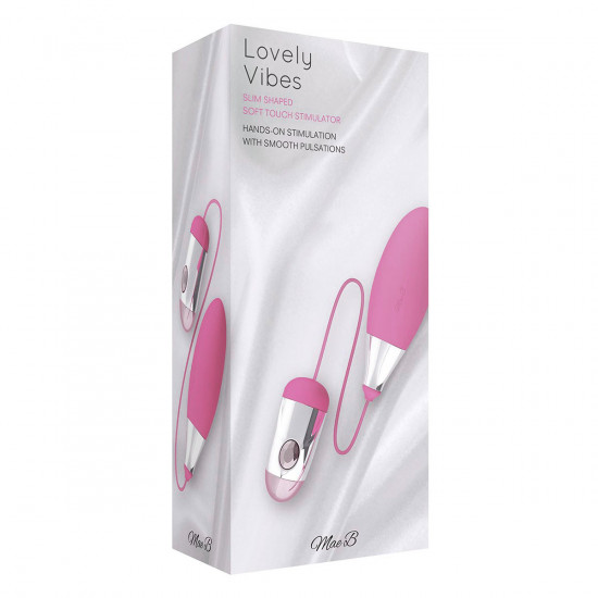 Lovely Vibes Slim Shaped Stimulator Vibrerend Eitje Roze