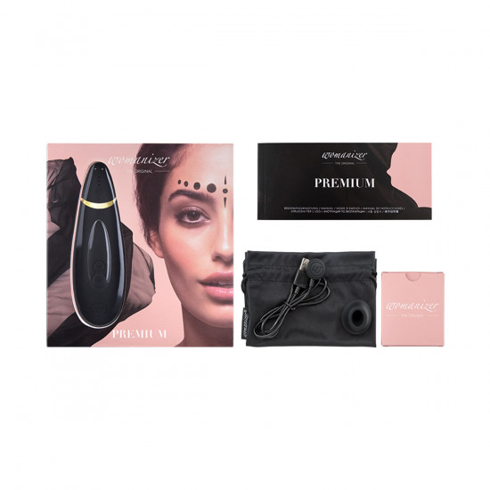 Womanizer Premium Luchtdruk Stimulator Zwart