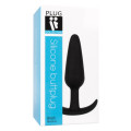 Plug It Silicone Buttplug Anker Medium Zwart