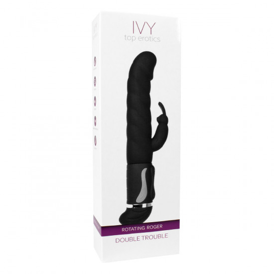 Ivy Rotating Roger Rabbit Vibrator Zwart