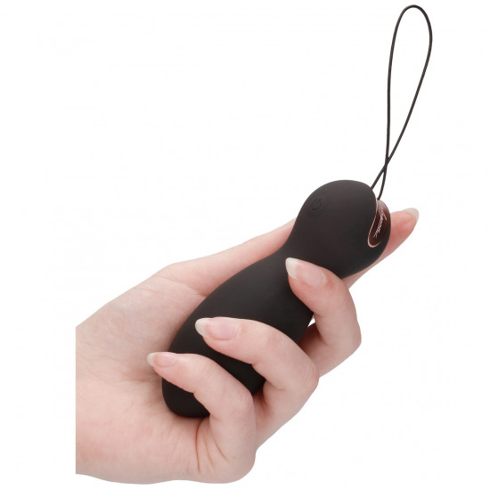 Elegance Purity Vibrerend Eitje + Stimulator Zwart