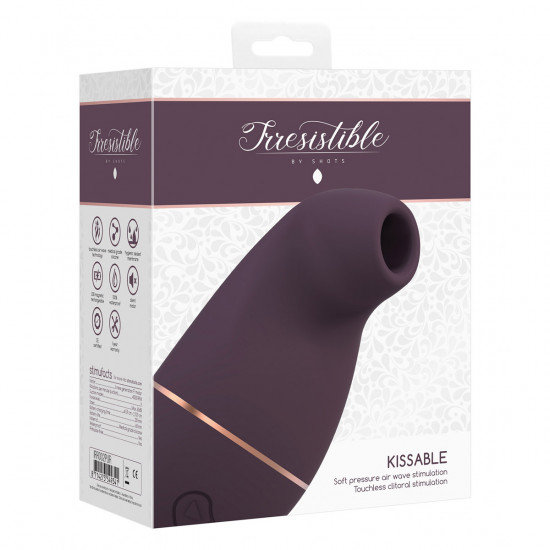 Irresistible Kissable Luchtdruk Stimulator Paars