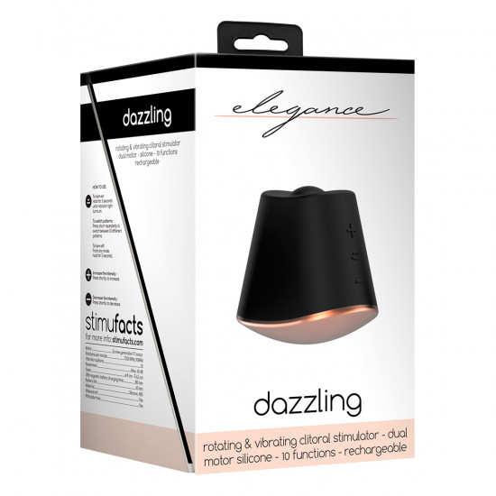 Elegance Dazzling Roterende Stimulator Zwart