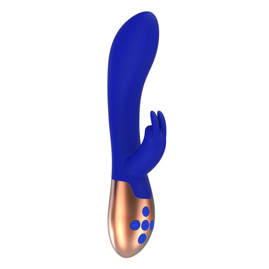 Elegance Opulent Heating Rabbit Vibrator Blauw
