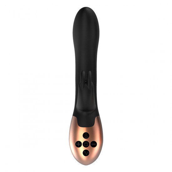 Elegance Opulent Heating Rabbit Vibrator Zwart