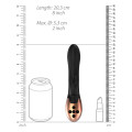 Elegance Opulent Heating Rabbit Vibrator Zwart