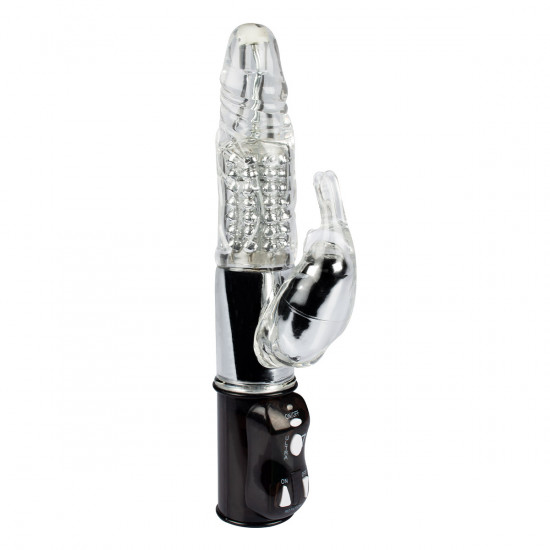 Rabb It The Champ Rabbit Vibrator Zwart/Zilver