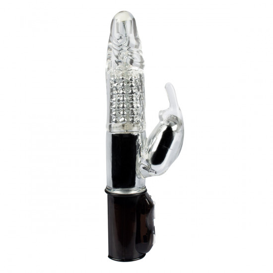 Rabb It The Champ Rabbit Vibrator Zwart/Zilver