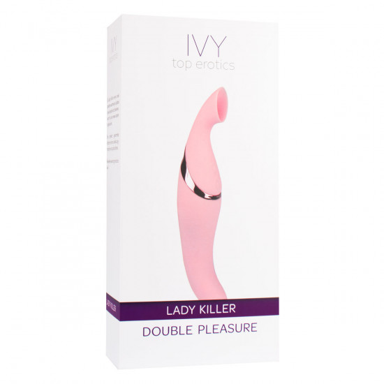 Ivy Lady Killer Double Pleasure Vibrator Licht Roze