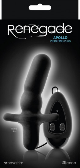 Renegade Apollo Vibrerende Buttplug Zwart