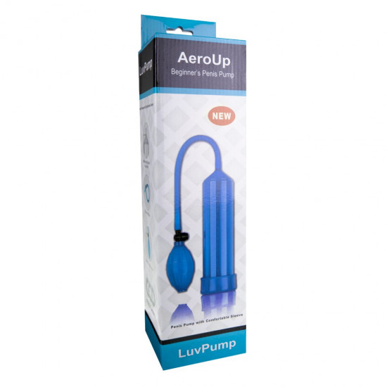 Pump It AeroUp Beginner's Penis Pomp Blauw