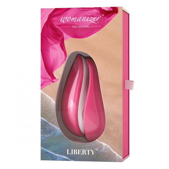 Womanizer Liberty Luchtdruk Stimulator Metallic Roze