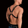 Ouch! Adonis High Halter Harnas Zwart