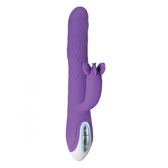 Evolved Tilt-O-Whirl Rabbit Vibrator Draaiende Stimulatie Paars