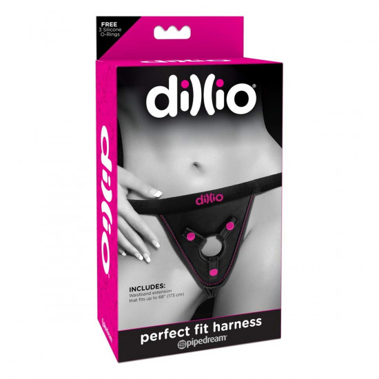 Dillio Perfect Fit Harness Zwart