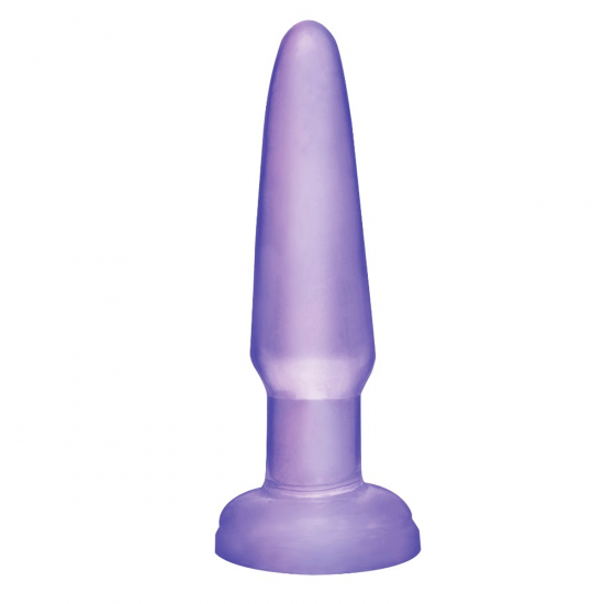 Basix Rubber Works Beginner's Buttplug Paars