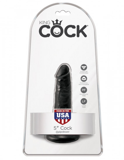 King Cock 5 Inch Dildo Zwart