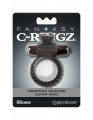 C-Ringz Vibrating Silicone Super Ring Cockring Zwart