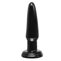 Basix Rubber Works Beginner's Buttplug Zwart