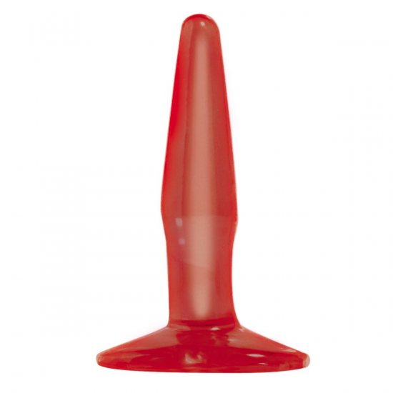Basix Rubber Works Mini Buttplug Rood