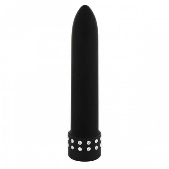 Diamond Silk Vibrator Zwart