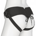 Doc Johnson Corset Harness Plug Strap-On Zwart