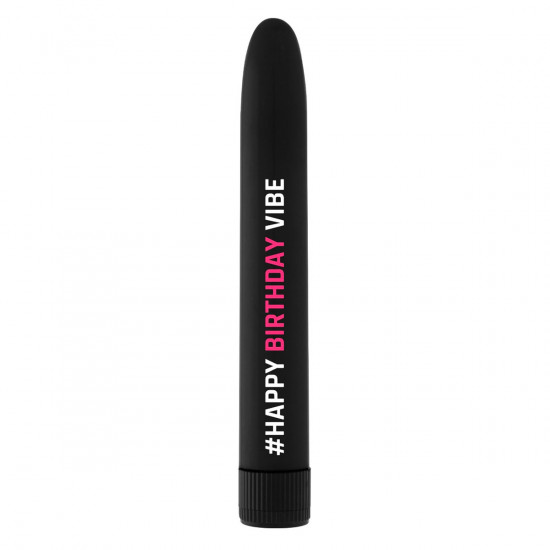 #Happy Birthday Vibe Vibrator Zwart