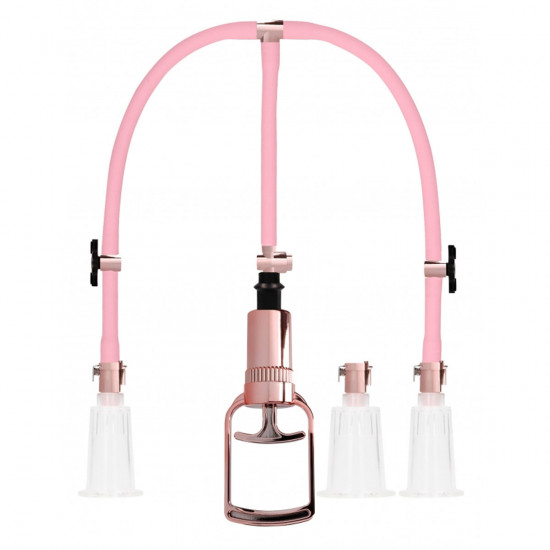 Clitoral & Nipple Pump Set Large - Rose Gold
