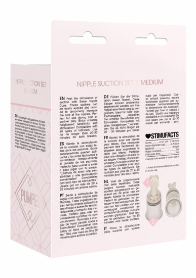 Nipple Suction Set Medium - Transparant
