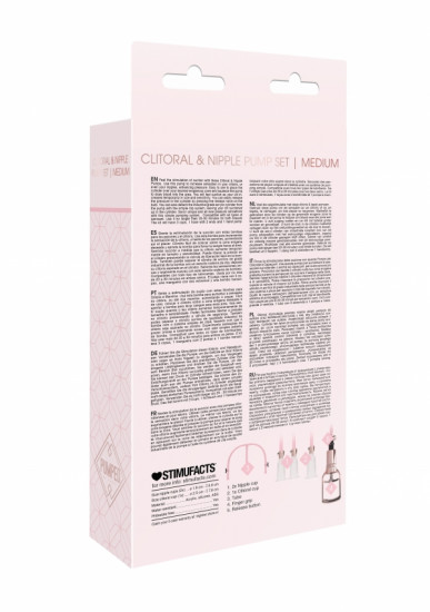 Clitoral & Nipple Pump Set Medium - Rose Gold