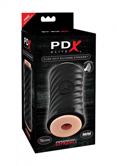 PDX Elite Sure Grip Silicone Stroker Blank