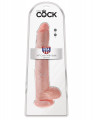 King Cock 14 Inch Cock with Balls Dildo Blank