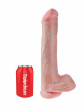 King Cock 13 Inch Cock with Balls Dildo Blank